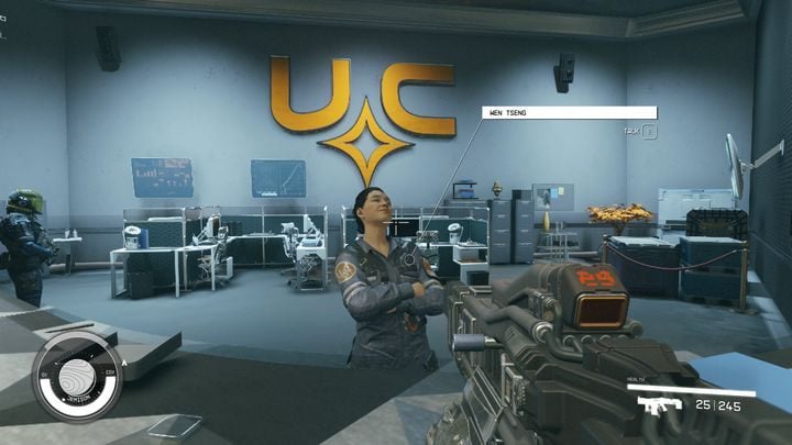 This store sells practically everything, making it one of the best trade spots of the metropolis - Starfield: Merchants and shops - New Atlantis - Starfield: Stores and services - Starfield Guide