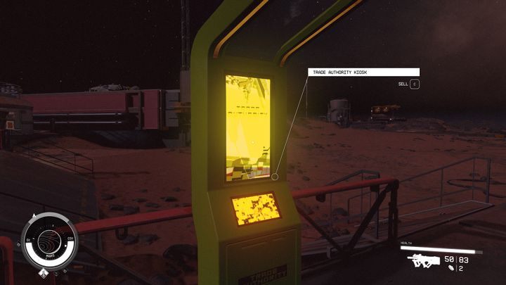 Same as in New Atlantis, Trade Authority Kiosk can be found near the Technician - Starfield: Merchants and shops - Cydonia - Starfield: Stores and services - Starfield Guide