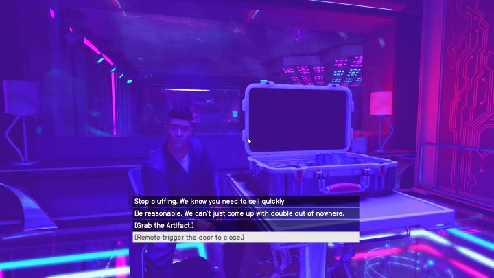 The negotiations will take place in the VIP section - Starfield: All That Money Can Buy - walkthrough - Starfield: Main missions - Starfield Guide