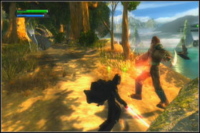 Use the Force Push (O) on the blockade - The Prologue - Walkthrough - Star Wars: The Force Unleashed - Game Guide and Walkthrough