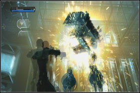 You will find yourself in the room with side panels, which contains the TIE Fighters - Mission 01: TIE Fighter Factory - part 2 - Walkthrough - Star Wars: The Force Unleashed - Game Guide and Walkthrough