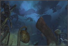 Sarlacc need to breathe, so in the lung is very windy - Mission 07: Imperial Felucia - part 2 - Walkthrough - Star Wars: The Force Unleashed - Game Guide and Walkthrough