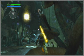 Look up - Mission 07: Imperial Felucia - part 2 - Walkthrough - Star Wars: The Force Unleashed - Game Guide and Walkthrough