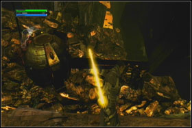 You are again on the junkyard - Mission 08: Imperial Raxus Prime - part 1 - Walkthrough - Star Wars: The Force Unleashed - Game Guide and Walkthrough