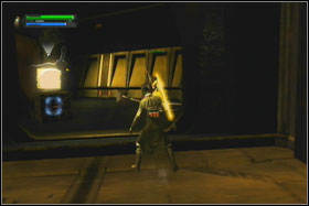 Jump on the lowest level - Mission 08: Imperial Raxus Prime - part 1 - Walkthrough - Star Wars: The Force Unleashed - Game Guide and Walkthrough