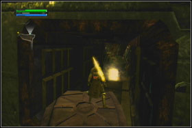 On the end of the footbridge (inside the ship) you will find next holocron - Mission 08: Imperial Raxus Prime - part 1 - Walkthrough - Star Wars: The Force Unleashed - Game Guide and Walkthrough