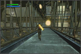 Enter inside the fabric hall - Mission 08: Imperial Raxus Prime - part 1 - Walkthrough - Star Wars: The Force Unleashed - Game Guide and Walkthrough