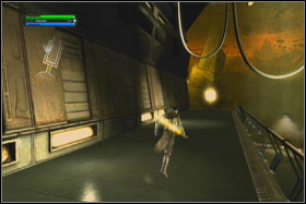 You are now on the landing platform, which is located near to the ore mine - Mission 08: Imperial Raxus Prime - part 2 - Walkthrough - Star Wars: The Force Unleashed - Game Guide and Walkthrough