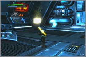 Another one is placed on lower level and is guarded by several stormtroopers and two Purge Troopers - Mission 09: Death Star - part 2 - Walkthrough - Star Wars: The Force Unleashed - Game Guide and Walkthrough