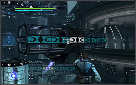 Get to the further sections by moving the corridor parts - Kamino - The Return - Walkthrough - Star Wars: The Force Unleashed II - Game Guide and Walkthrough