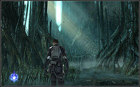 Just get out of the niche and head towards the caves, passing by Yoda's hut on your way - Dagobah - Walkthrough - Star Wars: The Force Unleashed II - Game Guide and Walkthrough