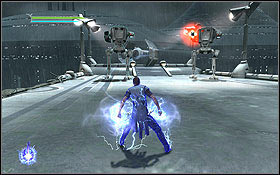Run to the end of the platform and end for the Fighters to move in - Kamino - The Escape - Walkthrough - Star Wars: The Force Unleashed II - Game Guide and Walkthrough