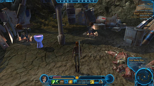 Speak to Vederiat Ayon - (L04) Strength of the Flesh Raiders - Tython - Star Wars: The Old Republic Game Guide