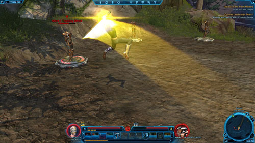 Return to Liam Dentiri - (L02) Combat Leadership: Mark I - Tython - Star Wars: The Old Republic Game Guide