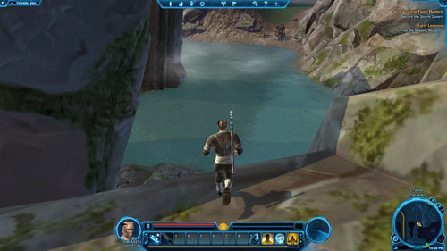 Eventually, youll find the three students - (L02) Early Lessons - Tython - Star Wars: The Old Republic Game Guide