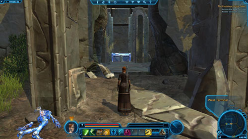 Access the South Terminal - (L06) The Footsteps of the Fallen - Jedi Consular - Star Wars: The Old Republic Game Guide