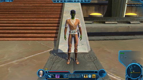 Speak with Master Muheeda - (L02) The Arm That Holds the Saber - Jedi Knight - Star Wars: The Old Republic Game Guide