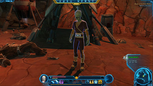 In the meantime, its worth getting interested in new abilities (provided your characters level is higher than 1) - (L01) Attack of the Flesh Raiders - Jedi Knight - Star Wars: The Old Republic Game Guide