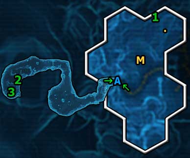 For discovering this location you will receive 260 XP - (10) Upper Kaleth - Places - Star Wars: The Old Republic Game Guide