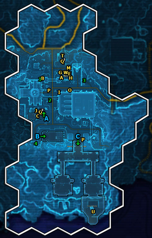 For discovering this location you will receive 105 XP - (02) Fort Garnik - Places - Star Wars: The Old Republic Game Guide