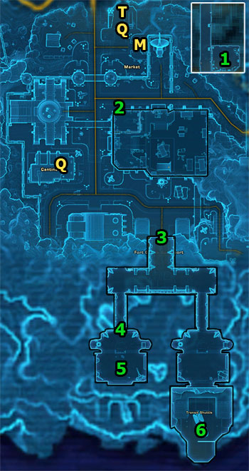 Go to the Ord Mantell Shuttleport - (L11) Chasing Skavak - Smuggler - Star Wars: The Old Republic Game Guide