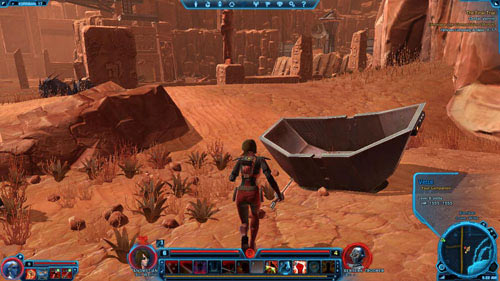 You might be passing by wild Tukata on the way, but these are not dangerous enemies - Galactic History 16 (+2 Willpower) - Datacrons - Star Wars: The Old Republic Game Guide