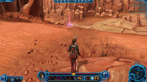 The Datacron is just by the rock edge - Galactic History 16 (+2 Willpower) - Datacrons - Star Wars: The Old Republic Game Guide