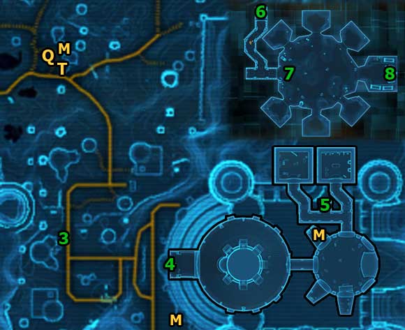 Run south to enter Faathras palace - (L10) The Rancor Egg - Hutta - Star Wars: The Old Republic Game Guide