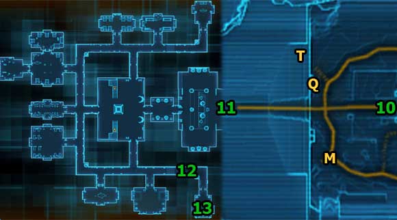 Report to Overseer Tremels New Location in the Sith Academy - (L03) Arm Yourself - Sith Warrior - Star Wars: The Old Republic Game Guide