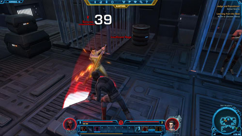 The second prisoner is Devotek - (L04) Judge and Executioner - Sith Warrior - Star Wars: The Old Republic Game Guide