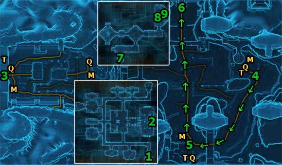 Take a taxi to the Lower Wilds - (L06) Slaying the Beast - Sith Warrior - Star Wars: The Old Republic Game Guide