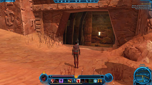 Inside you will be attacked by runaway slaves, but theyre not dangerous - (L08) Sith Arithmetic - Sith Warrior - Star Wars: The Old Republic Game Guide