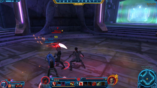 You can tell him he was pathetic, or that he fought well, or kill him instantly - (L11) The Final Trial - Sith Warrior - Star Wars: The Old Republic Game Guide