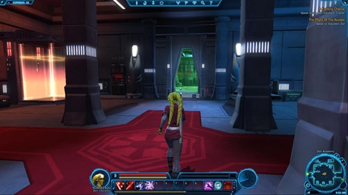 Once youre there, talk to Inquisitor Zyn, whos at the end of the room - (L04) The Plight of Acolyte - Sith Inquisitor - Star Wars: The Old Republic Game Guide