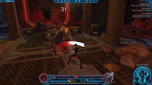 Return to Lord Renning or Apprentice Malora - (L06) Dark Science - Korriban - Star Wars: The Old Republic Game Guide