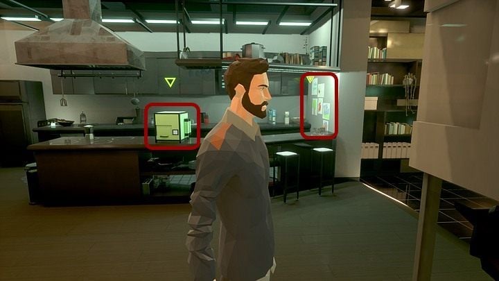 Leave the living room and head to the kitchen - Saturday, January 11th 2048, Berlin, West Plaza, Richard Nolans apartment - Chapter one - State of Mind Game Guide