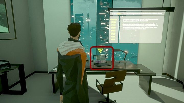 Approach your laptop to contact Adam - speak with him (achievement Face to Face) - Monday, 13 January 2048, Berlin, Richard Nolans apartment - Chapter three - State of Mind Game Guide