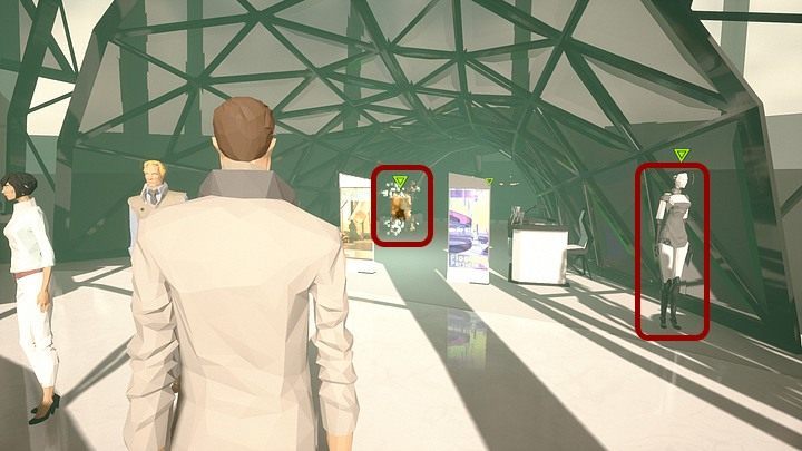 Head towards the exit (if you spend more than 25 minutes in Liquid Sky, you will unlock a hidden achievement Stay - Wednesday, City5, Lantern Quarter, Liquid Sky - Chapter three - State of Mind Game Guide