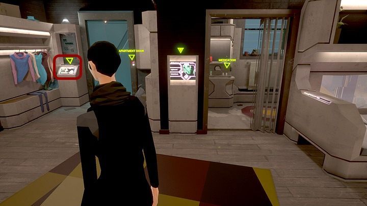 In the meantime, Richard will call through the intercom (to the left of the door) that he arrived - ask him to wait a while and deal with the mad household equipment - Wednesday, February 22th 2045, New York City, Queens, Angela Daviss apartment - Chapter three - State of Mind Game Guide