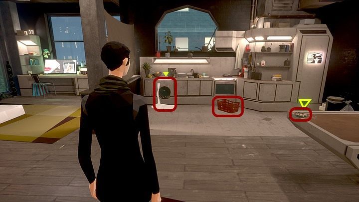 Try to turn off the washing machine - Wednesday, February 22th 2045, New York City, Queens, Angela Daviss apartment - Chapter three - State of Mind Game Guide