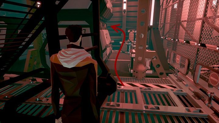 To have a higher chance of finding it, head to the end of the corridor on the left (to the barriers with the no entry sign), turn left, head inside, between the containers on the left and the grid on the right - Friday, January 17th 2048, New York City - Berlin, SkyWhale - Chapter five - State of Mind Game Guide