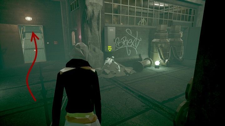 Cross the grid bridge going upwards and then go through the subway tunnel - Friday, January 17th 2048, Berlin, metro tunnels - Chapter five - State of Mind Game Guide