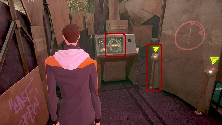 Such a sign should be visible on the console once Richard activates switch A. - Friday, January 17th 2048, Berlin, Underground, Breakpoint Headquarters - Chapter five - State of Mind Game Guide