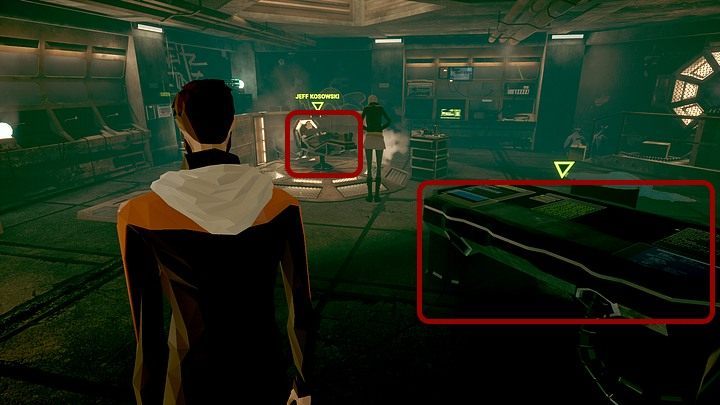 Once there, go through the platform going upwards to reach another room - Friday, January 17th 2048, Berlin, Underground, Breakpoint Headquarters - Chapter five - State of Mind Game Guide