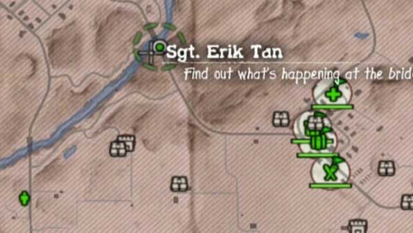 On the spot, it appears that the sergeant has problems with crossing gates, trying to get in touch with the army on the other side, but (as your character correctly observes), it seems that there is no one there - Army (main missions) - Walkthrough - State of Decay - Game Guide and Walkthrough