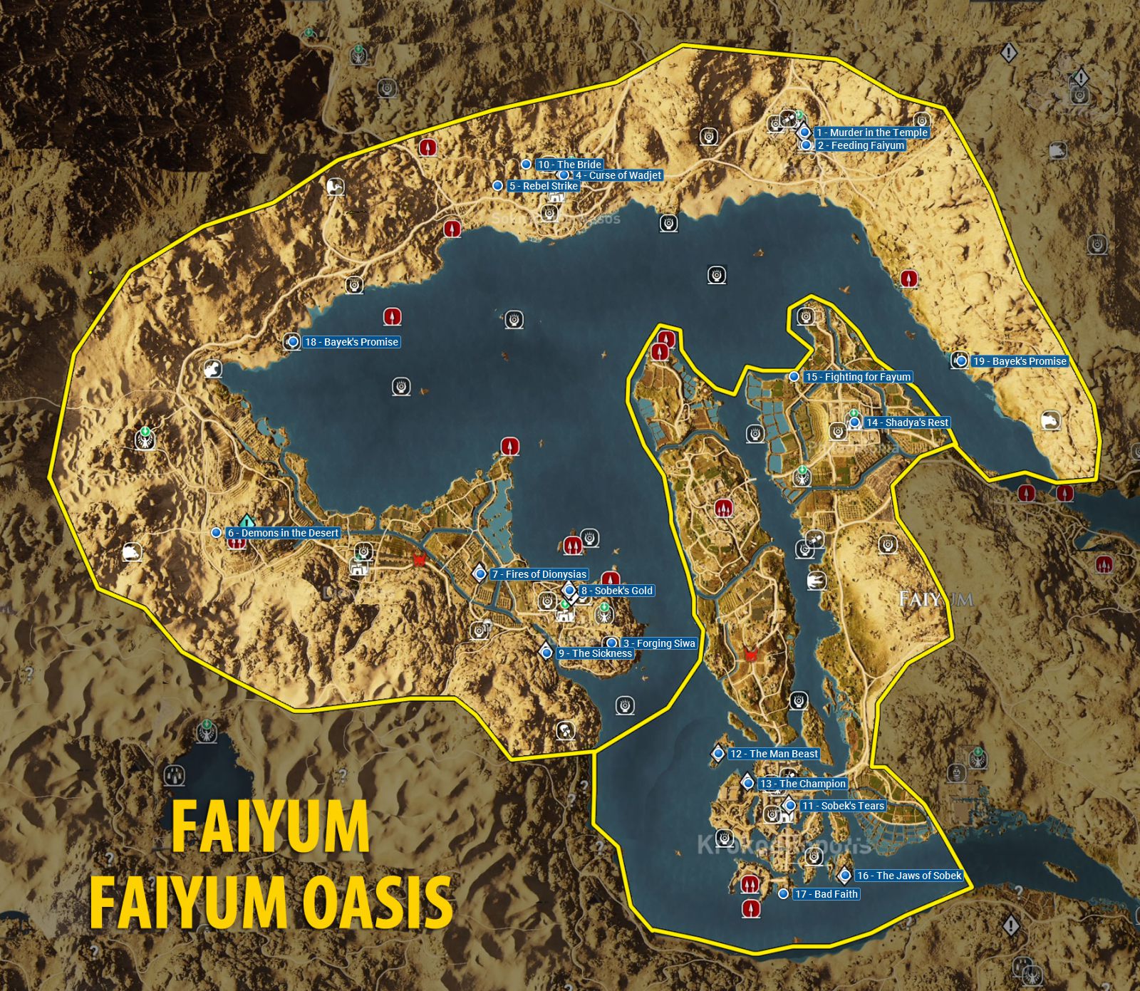 Assassin's Creed: Origins Guide & Walkthrough - Cleon's Dam (Location)