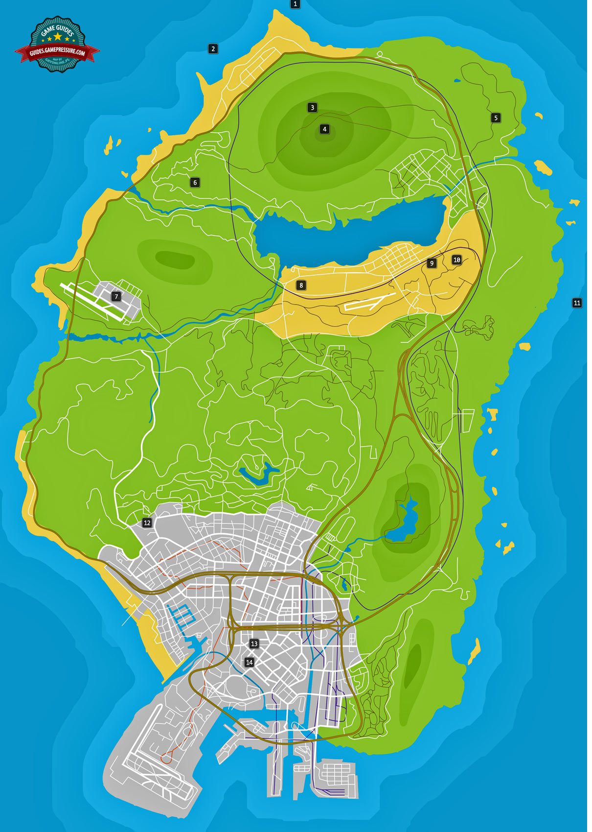The Crew map vs GTA V's map : r/gaming
