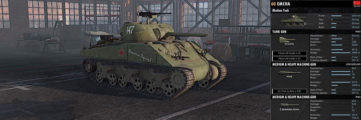 EMCHA is actually a Sherman in Russian. In this division, all battle groups have a large number of these tanks to deploy. These are quite good machines, but they will often have problems with Panzer IV or other medium tanks. - 3-ya Gvard. Mechanizi. Korpus | Allied divisions in Steel Division 2 - Allied divisions - Steel Division 2 Guide