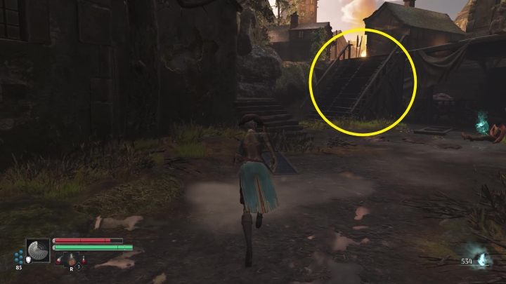 Immediately after passing through the cemetery, turn left - Steelrising: The Master of the Machines - walkthrough - Main missions - Steelrising Guide, Walkthrough