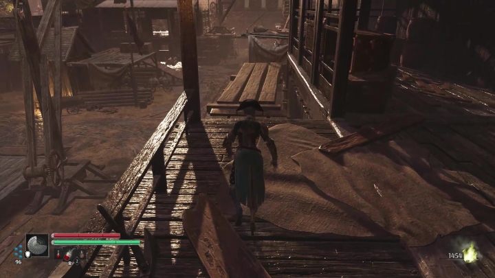 Now go out to the "balcony" and jump over the platforms to the next building, and from there to the next one - Steelrising: The Master of the Machines - walkthrough - Main missions - Steelrising Guide, Walkthrough